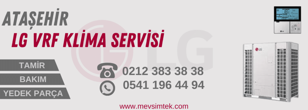 ataşehir lg vrf klima servisi