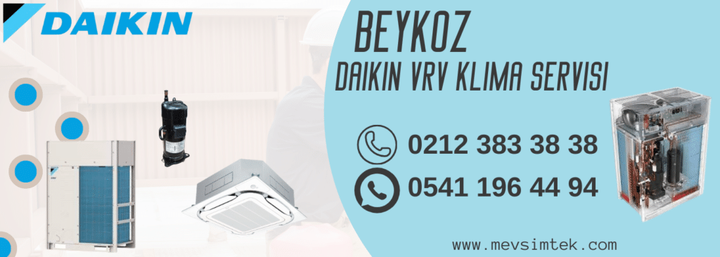 beykoz daikin vrv klima servisi