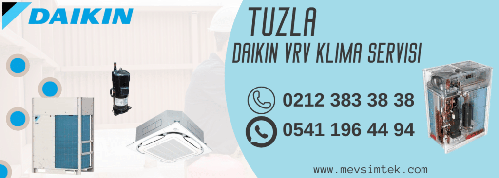 tuzla daikin vrv klima servisi