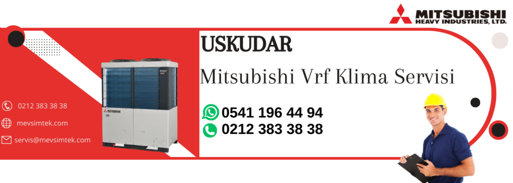 üsküdar mitsubishi vrf klima servisi