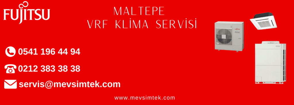 maltepe fujitsu vrf klima servisi